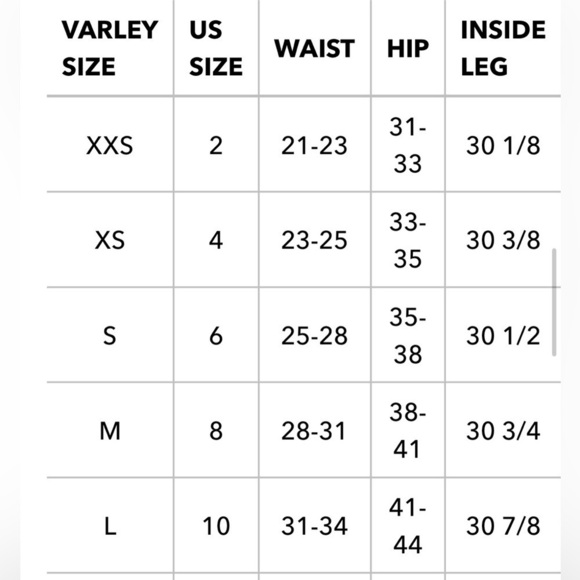 Varley Century Legging Dusty Blue Grain - Picture 11 of 11